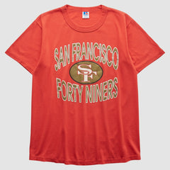 San Francisco 49ers Russell 90s T-shirt - Red Vintage online