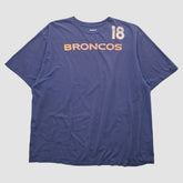 Denver Broncos Reebok 2010s T-shirt - Navy Vintage outlet