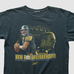 Pittsburgh Steelers Reebok 2000s T-shirt - Black Vintage cheap