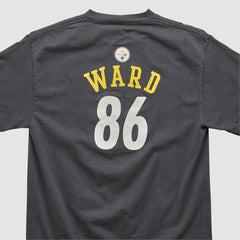 Hines Ward Reebok 2000s T-shirt - Black Vintage discount
