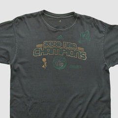 Boston Celtics 2008 T-shirt - Charcoal Vintage sale