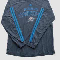 Oklahoma City Thunder 2010s Long Sleeve T-shirt - Navy Vintage on sale