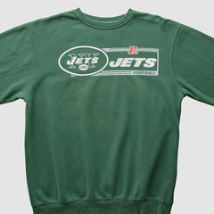 New York Jets NFL 2010s Pullover Sweatshirt - Green Vintage on sale
