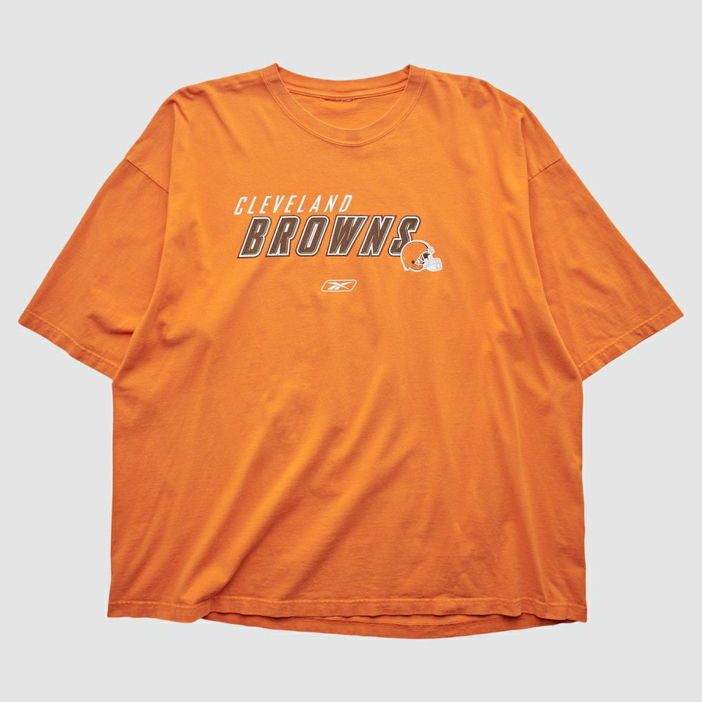 Cleveland Browns Reebok 2000s T-shirt - Orange Vintage for sale