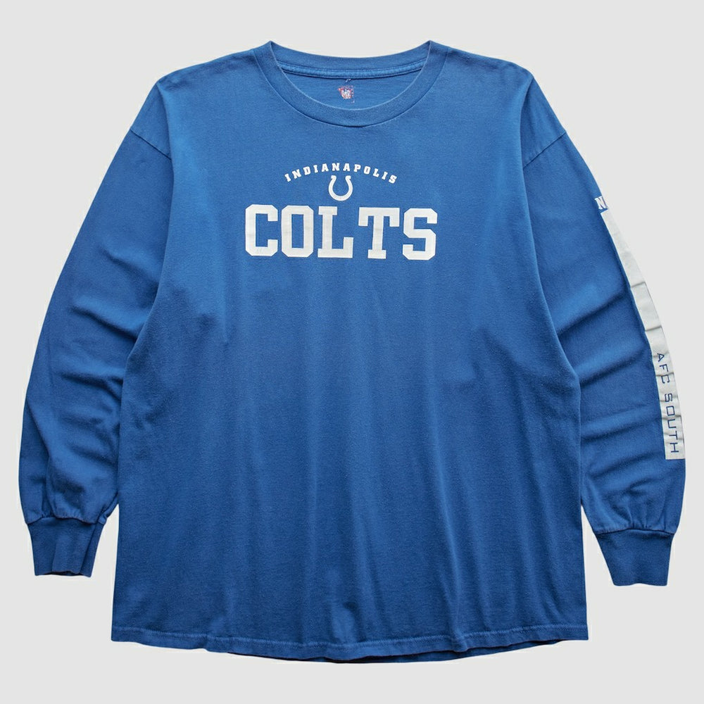 Indianapolis Colts 2000s Long Sleeve T-shirt - Blue Vintage on sale