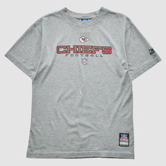 Kansas City Chiefs Reebok 2000s T-shirt - Heather Gray Vintage on sale