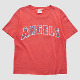 Los Angeles Angels Majestic 2000s T-shirt Red Vintage