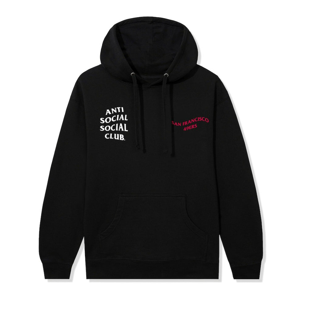 San Francisco 49ers AntiSocialSocialClub x NFL Unisex Impact Hoodie - Black on sale