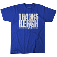 Clayton Kershaw Los Angeles Dodgers BreakingT Unisex Thank You T-Shirt Royal