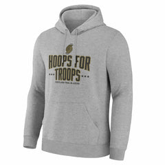 Portland Trail Blazers Hoops For Troops Hoodie - Gray online