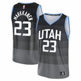Lauri Markkanen Utah Jazz 2025/26 City Edition Fast Break Jersey - Black cheap