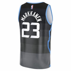 Lauri Markkanen Utah Jazz 2025/26 City Edition Fast Break Jersey - Black cheap