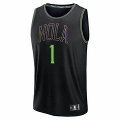 Zion Williamson New Orleans Pelicans Youth 2025/26 City Edition Fastbreak Jersey - Black cheap