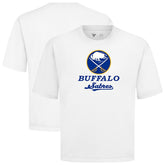 Buffalo Sabres Levelwear Team Surge Luxe Signature Knit T-Shirt - White T-shirts