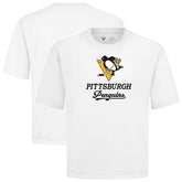 Pittsburgh Penguins Levelwear Team Surge Luxe Signature Knit T-Shirt - White T-shirts