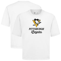 Pittsburgh Penguins Levelwear Team Surge Luxe Signature Knit T-Shirt - White T-shirts