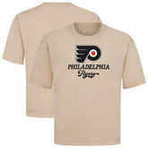 Philadelphia Flyers Levelwear Team Surge Luxe Signature Knit T-Shirt - Khaki T-shirts