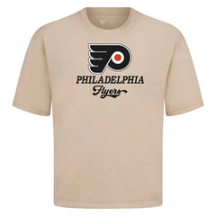 Philadelphia Flyers Levelwear Team Surge Luxe Signature Knit T-Shirt - Khaki T-shirts