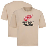 Detroit Red Wings Levelwear Team Surge Luxe Signature Knit T-Shirt - Khaki T-shirts