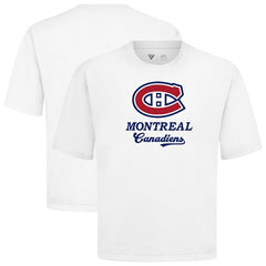 Montreal Canadiens Levelwear Team Surge Luxe Signature Knit T-Shirt - White T-shirts