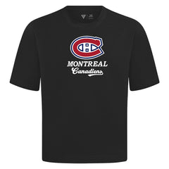 Montreal Canadiens Levelwear Team Surge Luxe Signature Knit T-Shirt - Black T-shirts