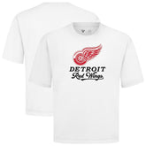 Detroit Red Wings Levelwear Team Surge Luxe Signature Knit T-Shirt - White T-shirts
