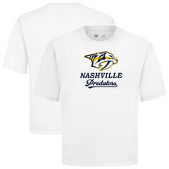Nashville Predators Levelwear Team Surge Luxe Signature Knit T-Shirt - White T-shirts