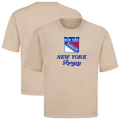 New York Rangers Levelwear Team Surge Luxe Signature Knit T-Shirt - Khaki T-shirts
