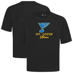 St. Louis Blues Levelwear Team Surge Luxe Signature Knit T-Shirt - Black T-shirts