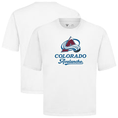 Colorado Avalanche Levelwear Team Surge Luxe Signature Knit T-Shirt - White T-shirts