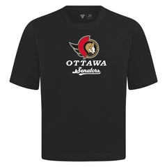 Ottawa Senators Levelwear Team Surge Luxe Signature Knit T-Shirt - Black T-shirts