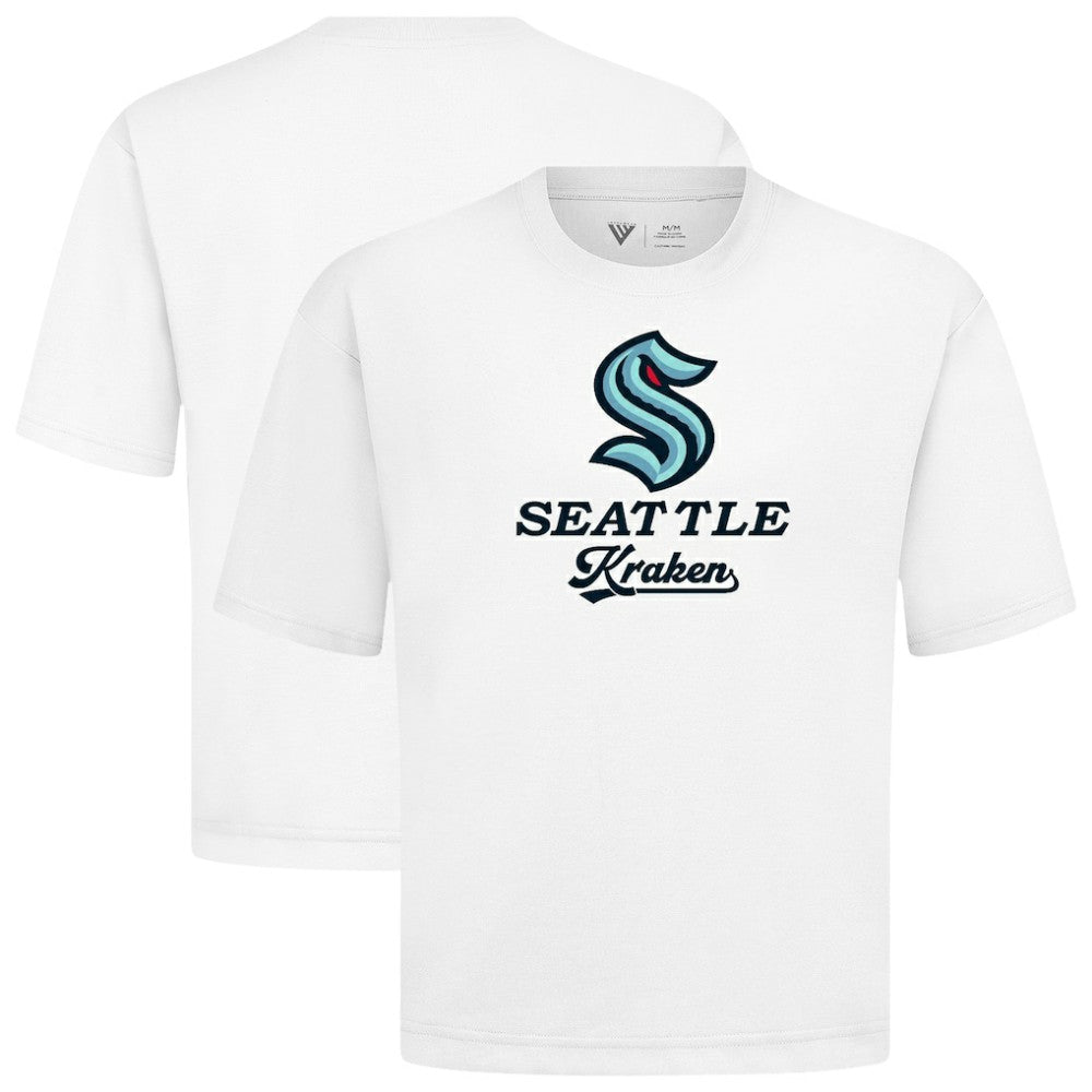 Seattle Kraken Levelwear Team Surge Luxe Signature Knit T-Shirt - White T-shirts