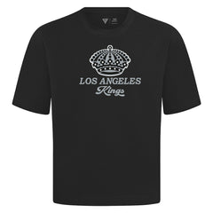 Los Angeles Kings Levelwear Team Surge Luxe Signature Knit T-Shirt - Black T-shirts