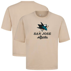 San Jose Sharks Levelwear Team Surge Luxe Signature Knit T-Shirt - Khaki T-shirts