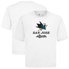 San Jose Sharks Levelwear Team Surge Luxe Signature Knit T-Shirt - White T-shirts