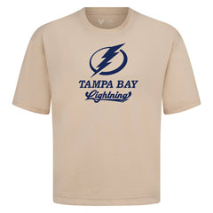 Tampa Bay Lightning Levelwear Team Surge Luxe Signature Knit T-Shirt - Khaki T-shirts
