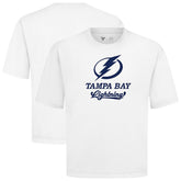 Tampa Bay Lightning Levelwear Team Surge Luxe Signature Knit T-Shirt - White T-shirts