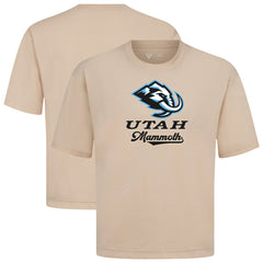 Utah Mammoth Levelwear Team Surge Luxe Signature Knit T-Shirt - Khaki T-shirts