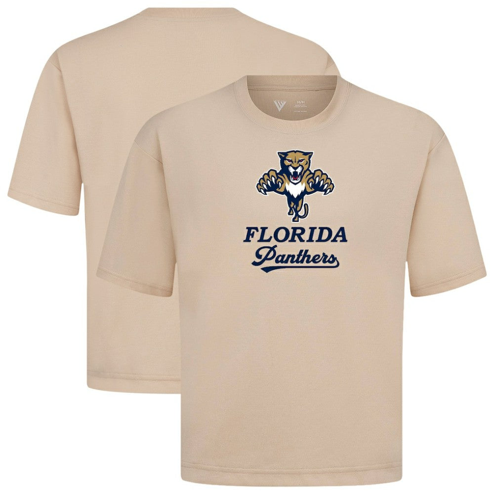 Florida Panthers Levelwear Team Surge Luxe Signature Knit T-Shirt - Khaki T-shirts