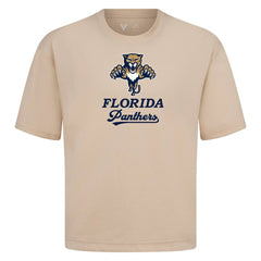 Florida Panthers Levelwear Team Surge Luxe Signature Knit T-Shirt - Khaki T-shirts