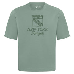 New York Rangers Levelwear Shadow Surge Luxe Signature Knit T-Shirt - Green T-shirts