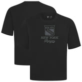 New York Rangers Levelwear Shadow Surge Luxe Signature Knit T-Shirt - Black T-shirts