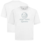 New York Islanders Levelwear Shadow Surge Luxe Signature Knit T-Shirt - White T-shirts
