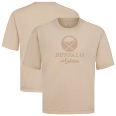 Buffalo Sabres Levelwear Shadow Surge Luxe Signature Knit T-Shirt - Khaki T-shirts