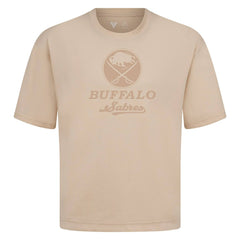 Buffalo Sabres Levelwear Shadow Surge Luxe Signature Knit T-Shirt - Khaki T-shirts