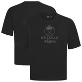 Buffalo Sabres Levelwear Shadow Surge Luxe Signature Knit T-Shirt - Black T-shirts