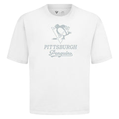 Pittsburgh Penguins Levelwear Shadow Surge Luxe Signature Knit T-Shirt - White T-shirts
