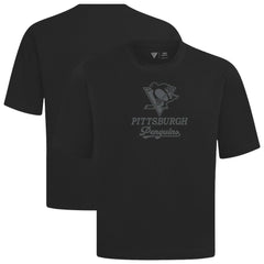 Pittsburgh Penguins Levelwear Shadow Surge Luxe Signature Knit T-Shirt - Black T-shirts