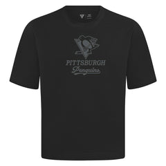 Pittsburgh Penguins Levelwear Shadow Surge Luxe Signature Knit T-Shirt - Black T-shirts
