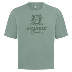 Anaheim Ducks Levelwear Shadow Surge Luxe Signature Knit T-Shirt - Green T-shirts
